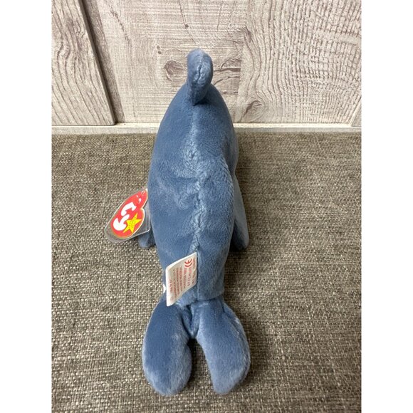 Ty Beanie Babies Echo The Dolphin 1996 Plush Toy Collectible - Picture 4 of 9